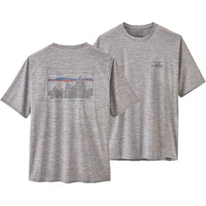 Patagonia - Wandel- en bergsportkleding - M's Cap Cool Daily Graphic Shirt '73 Skyline/Feather Grey voor Heren - Maat M - Grijs