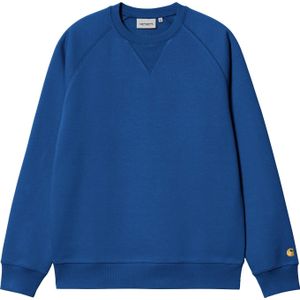 Carhartt - Sweatshirts en fleeces - Chase Sweat Acapulco / Gold voor Heren - Maat M - Blauw
