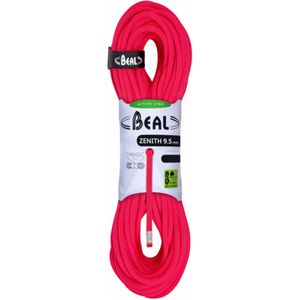 Beal - Klimtouwen - Zenith 9.5mm Solid Pink voor Unisex - Maat 80 m - Roze