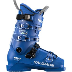 Salomon - Heren skischoenen - S/Pro Alpha 130 Race Blue/White/Race Blue voor Heren - Maat 26\/26,5 - Blauw