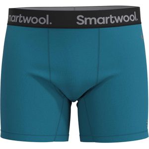 Smartwool - Wandel- en bergsportkleding - M Active Boxer Brief Boxed Twilight Blue voor Heren van Wol - Maat S - Blauw