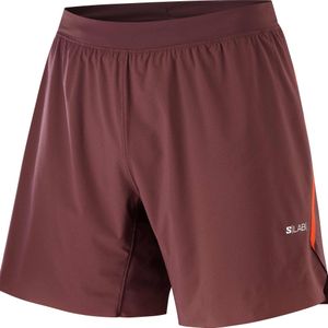 Salomon - Trail / Running kleding - S/Lab Speed Spl 7"" Sht M Decadent Chocolate voor Heren - Maat L - Bruin