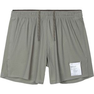 Satisfy - Trail / Running kleding - Space-O 5"" Shorts Dry Sage voor Heren - Maat L - Groen