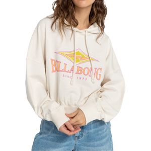 Billabong - Dames sweatshirts en fleeces - All Time Pullover Hoodie Salt Crystal voor Dames van Katoen - Maat M - Wit