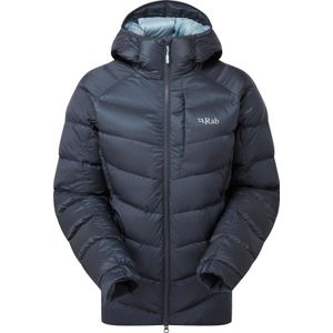 Rab - Dames wandel- en bergkleding - Glaceon Pro Jacket W Beluga voor Dames - Maat 12 UK - Marine blauw