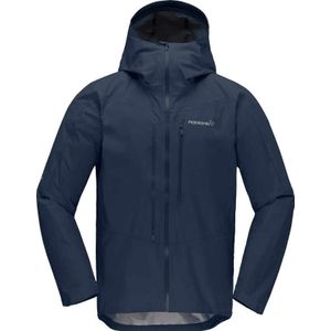 Norrona - Wandel- en bergsportkleding - Falketind Gore-Tex Paclite Jacket M Indigo Night voor Heren - Maat S - Marine blauw