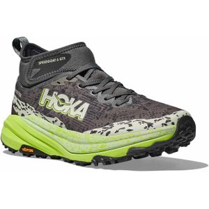 Hoka - Trailschoenen - Speedgoat 6 Mid GTX M Outer Orbit / Lettuce voor Heren - Maat 11,5 US - Grijs