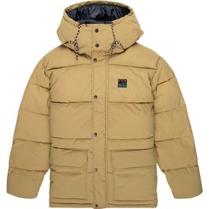Element - Jassen - Big Trekka M Puffer Jacket Khaki voor Heren van Nylon - Maat M - Bruin