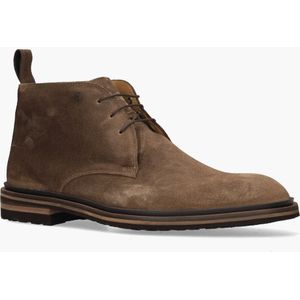 Monta - 04.02 - Veterboots - Bruin - Suède - Kalfsleer Voering