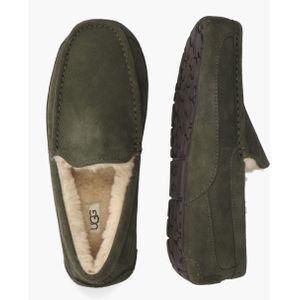 UGG - Ascot Slipper - Pantoffel - Donkergroen - Waterafstotend Suède
