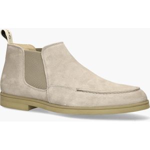 Tufo - Chelseaboots - Lichtgrijs - Suède - Kalfsleer - Uitneembaar Voetbed