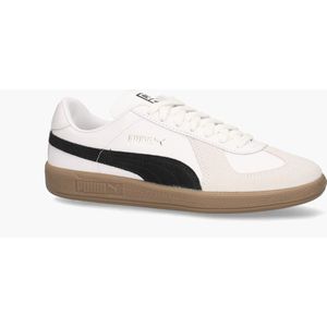 PUMA - Army Trainer - Sneakers - Wit/Zwart - Leren/Suède