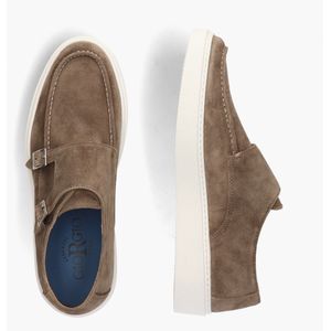 Giorgio1958 - 13779 - Gespschoenen - Taupe - Suède - Leer