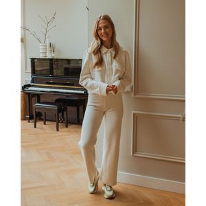 Lune Moon Classic Short Blouse Off-White blouse