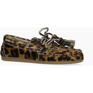 Posa - Boat Fringer - Loafer - Zwart/Bruin