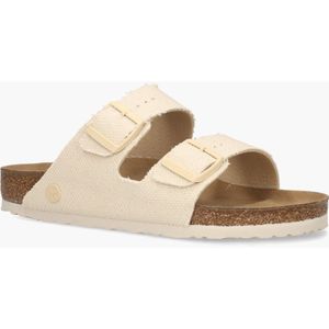 Birkenstock - Arizona Rivet Logo - Slippers - Off-White - Canvas