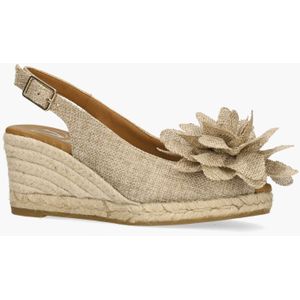 Viguera - 2246 - Damessandalen - Beige - Jute - Casual