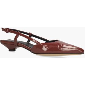 Ginger - 2253 - Dames Slingbackpumps - Bordeauxrood - Lakleer