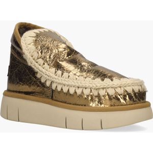 MOU - Eskimo Bounce - Enkellaarsjes - Goud - Leer - Schapenwol