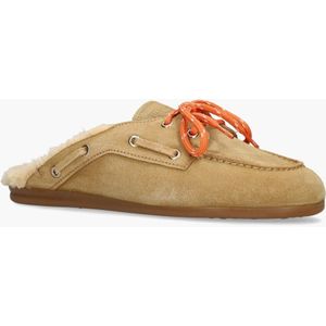 Posa Boat  Mule Fur Lichtbruin