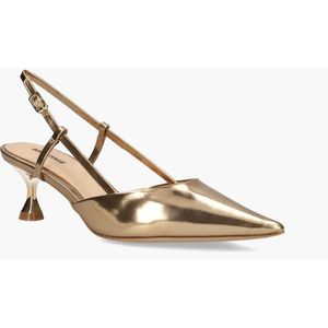 Lola Cruz - Carmen - Slingbackpumps - Brons - Leer