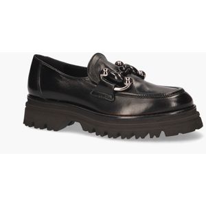 Maripé - Uma - Damesloafers - Zwart - Leer - Chunky Design