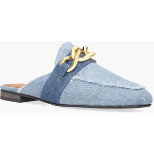 Babouche Tianna Jeansblauw