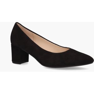 Gabor - 91.450.17 - Pumps - Zwart - Suède - Blokhak