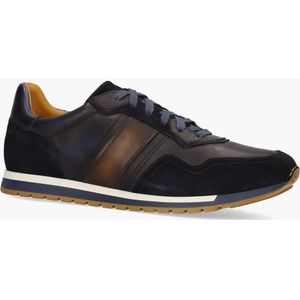 Magnanni - 26099 - Sneakers - Donkerblauw/Cognac - Leer/Suède