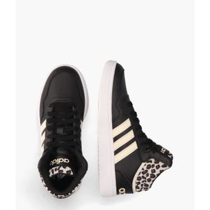 Adidas - Hoops 3.0 Mid IG7895 - Hi-top Sneakers - Zwart/Multi - Synthetisch Leer