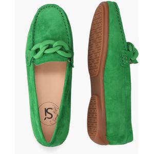 Di Lauro - Ruiyenne - Loafers - Groen - Suède - Leer
