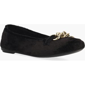 Cypres - Varoya - Pantoffels - Zwart - Fake Fur