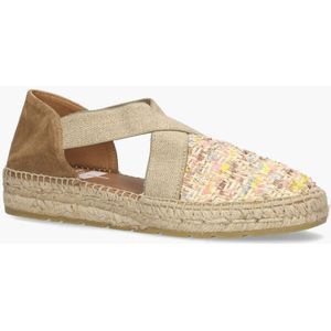 Viguera - 1890 - Damesloafers - Bruin/Multi - Suède/Canvas