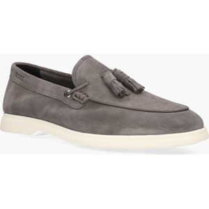 Boss - Sienne Moc Tassel - Herenloafers - Grijs - Suède