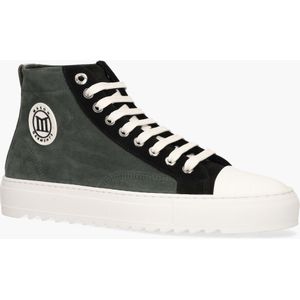 Mason Garments - Astro Hi 12C - Sneakers - Groen/Zwart - Kalfssuède