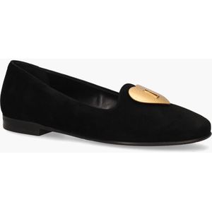 RAS - 6894 - Loafers - Zwart - Suède - Leer - Rubber