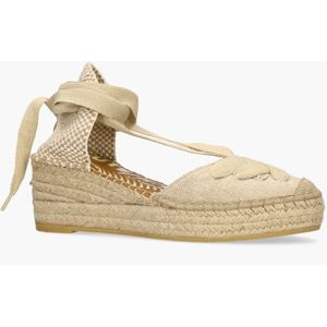 Viguera - Model 2228 - Sandalen - Beige - Canvas en Geweven Materiaal