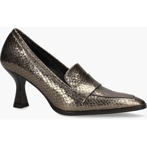 Zinda - 2505 - Pumps - Zilvergrijs - Leer - Crocoprint
