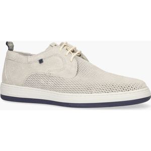 Floris Van Bommel - De Dijker 03.04 - Veterschoenen - Lichtgrijs - Suède