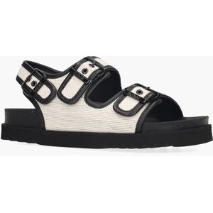 Scholl - Juliet - Damessandalen - Wit - Canvas/Kunstleer