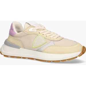 Philippe Model - Antibes Mondial - Sneakers - Ecru/Multi - Imitatieleer/Nylon/Suède/Mesh