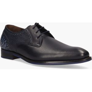 Floris Van Bommel - De Stapper 39.26 - Veterschoenen - Donkerblauw - Kalfsleer