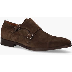 Van Bommel - Raffa 01.07 - Gespschoenen - Donkerbruin - Kalfssuède
