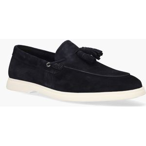 Boss - Sienne Moc Tassel - Herenloafers - Donkerblauw - Suède