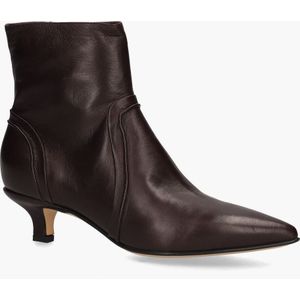 Pomme D'Or - Helle 4920 - Enkellaarsjes - Aubergine - Kalfsleer