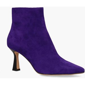 Lola Cruz - Antonieta - Enkelboots - Paars - Suède - Hakken 8 cm