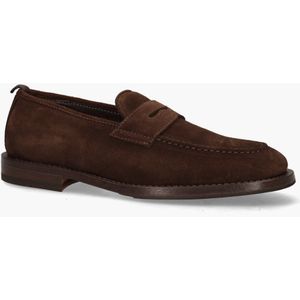 Giorgio1958 - 28604 - Loafers - Donkerbruin - Suède - Leer