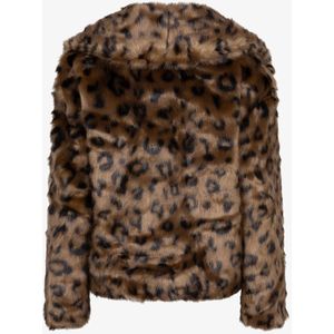 Goosecraft - Sofia Coat 1-C - Damesjack - Zwart/Bruin - Fake Fur