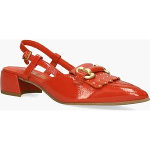MJUS - L72105 - Slingbackloafers - Rood - Lakleer