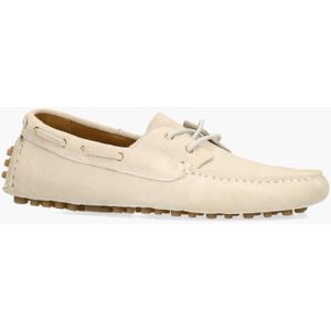 Billi Bi - A8571 - Veterschoenen - Off-White - Suède